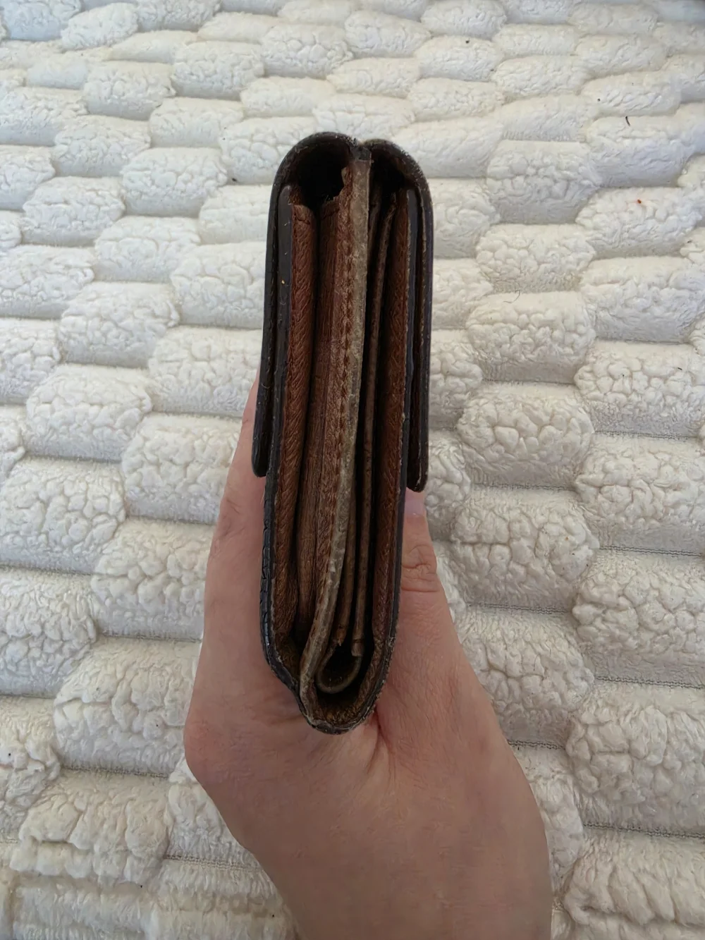Louis Vuitton compact brown